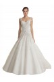 Sweep Train Ivory Sleeveless Mermaid Tulle & Lace Wedding Dress Leeds