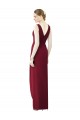 Long Frost Sleeveless Sheath V-Back Bridesmaid Dress / Evening Dress Leeds