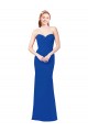 Long Royal Blue Sleeveless A-Line Bridesmaid Dress / Evening Gowns Leeds