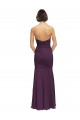 Long Grape Sleeveless Mermaid Bridesmaid Dress Leeds