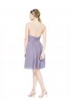 Knee Length Burgundy Sleeveless A-Line Bridesmaid Dress Leeds
