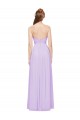 Long Lilac Sleeveless A-Line Evening Dress / Bridesmaid Dress Leeds