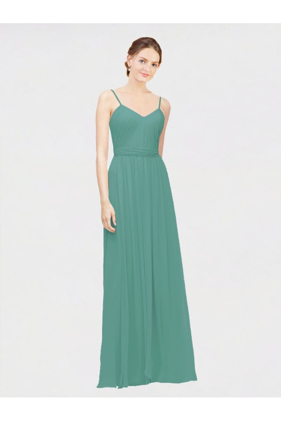 Long Icelandic Silver Sleeveless A-Line Bridesmaid Dress / Evening Dress Leeds
