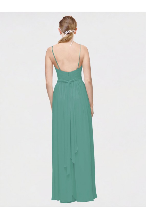 Long Icelandic Silver Sleeveless A-Line Bridesmaid Dress / Evening Dress Leeds