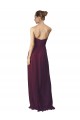 Long Grape Sleeveless A-Line Soft Chiffon Bridesmaid Dress / Formal Dress Leeds