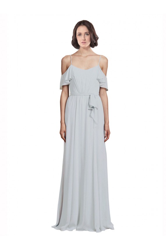 Long Frost Sleeveless A-Line Formal Dress / Bridesmaid Dress Leeds