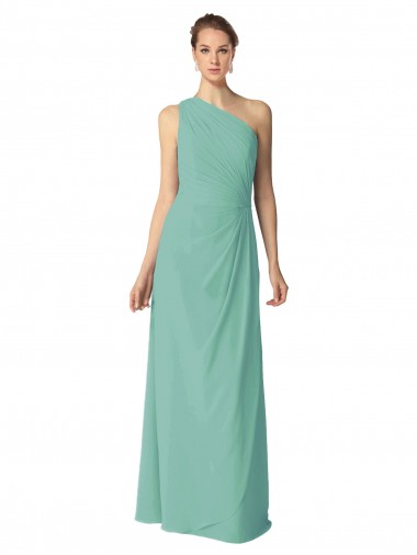Long Jade Sleeveless A-Line Bridesmaid Dress Leeds
