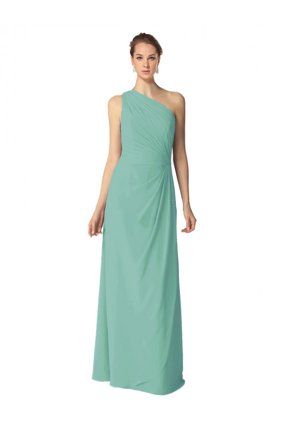 Long Jade Sleeveless A-Line Bridesmaid Dress Leeds