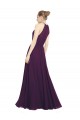 Long Grape Sleeveless A-Line Keyhole Back Bridesmaid Dress / Evening Dress Leeds