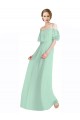 Long Mint Green Sleeveless A-Line Bridesmaid Dress Leeds
