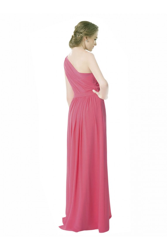 Long Mint Green Sleeveless A-Line Soft Chiffon Bridesmaid Dress Leeds