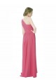 Long Mint Green Sleeveless A-Line Soft Chiffon Bridesmaid Dress Leeds