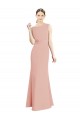 Long Bliss Pink Sleeveless Mermaid Bridesmaid Dress Leeds