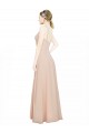 Long Pink Sleeveless A-Line Bridesmaid Dress / Evening Dress Leeds