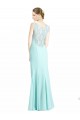Long Waterfall Sleeveless Mermaid Bridesmaid Dress Leeds