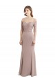 Long Half Sleeves Mermaid Keyhole Back Bridesmaid Dress Leeds