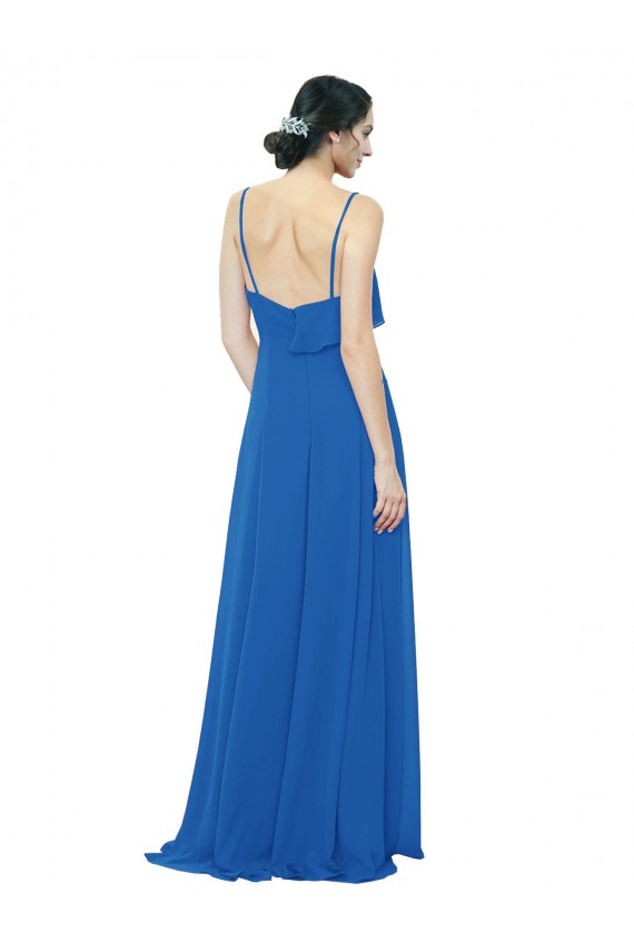 Long Royalty Sleeveless A-Line Bridesmaid Dress Leeds