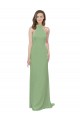 Long Seagrass Sleeveless A-Line Formal Dress / Bridesmaid Dress Leeds