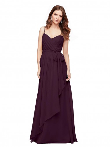 Long Grape Sleeveless A-Line Bridesmaid Dress / Formal Dress Leeds