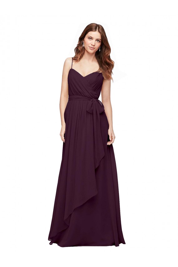 Long Grape Sleeveless A-Line Bridesmaid Dress / Formal Dress Leeds