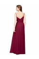 Long Grape Sleeveless A-Line Bridesmaid Dress / Formal Dress Leeds