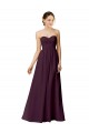 Long Grape Sleeveless A-Line Chiffon Bridesmaid Dress / Evening Dress Leeds