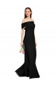 Long Black Sleeveless Mermaid Prom Dress / Bridesmaid Dress Leeds
