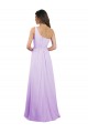 Long Lilac Sleeveless A-Line Bridesmaid Dress / Evening Dress Leeds