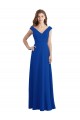 Long Royal Blue Sleeveless A-Line Bridesmaid Dress / Evening Dress Leeds