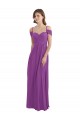 Long Dahlia Cold Shoulder A-Line Bridesmaid Dress Leeds