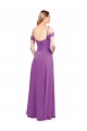 Long Dahlia Cold Shoulder A-Line Bridesmaid Dress Leeds