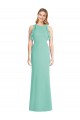 Long Jade Sleeveless Mermaid Open Back Bridesmaid Dress Leeds