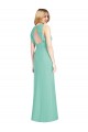 Long Jade Sleeveless Mermaid Open Back Bridesmaid Dress Leeds