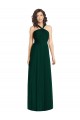 Long Ever Green Sleeveless A-Line Bridesmaid Dress Leeds