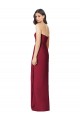 Long Olive Green Sleeveless Trumpet Side Front Slit Bridesmaid Dress Leeds