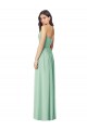 Long Mint Green Sleeveless Trumpet Bridesmaid Dress Leeds