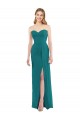 Long Hunter Sleeveless Trumpet Bridesmaid Dress Leeds