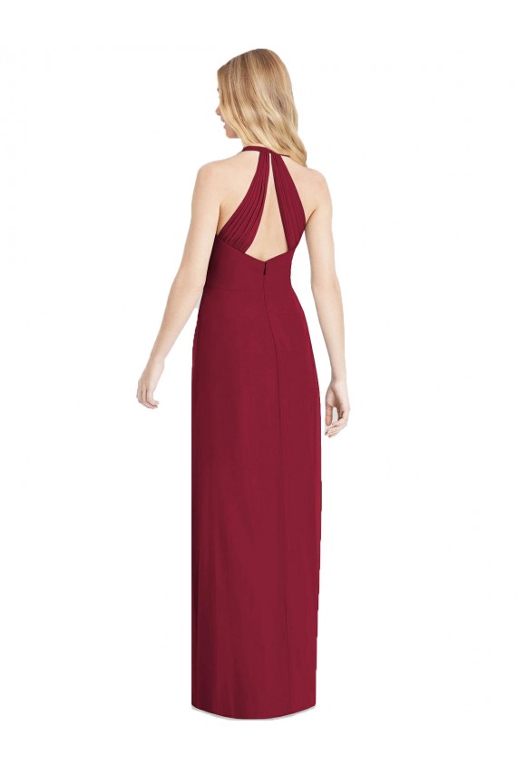 Long Desert Rose Sleeveless Trumpet Formal Evening Gown / Bridesmaid Dress Leeds