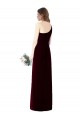 Long Dark Green Sleeveless Trumpet Bridesmaid Dress Leeds