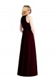Long Light Sky Blue Sleeveless Trumpet Semi Formal Evening Dress / Bridesmaid Dress Leeds