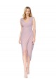 Cocktail Length Primrose Sleeveless Mermaid V-Back Soft Chiffon High Low Evening Gown / Prom Dress / Bridesmaid Dress Leeds