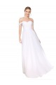 Long White Sleeveless A-Line Formal Evening Gown / Prom Dress / Bridesmaid Dress Leeds