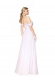 Long White Sleeveless A-Line Formal Evening Gown / Prom Dress / Bridesmaid Dress Leeds