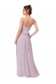 Long Pink Glow Sleeveless A-Line Bridesmaid Dress Leeds