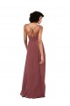 Long Black Sleeveless Column Open Back Formal Evening Gown / Bridesmaid Dress Leeds