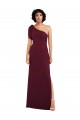Long Burgundy Sleeveless A-Line Formal Evening Gown / Bridesmaid Dress Leeds