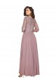 Long 未制定 Long Sleeves A-Line Prom Dress / Bridesmaid Dress Leeds