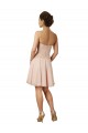 Knee Length Pink Sleeveless A-Line Bridesmaid Dress Leeds