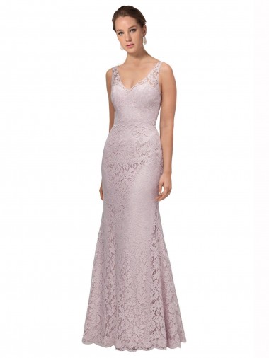 Long Sleeveless Mermaid V-Back Formal Dress / Bridesmaid Dress Leeds