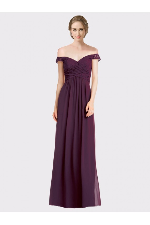 Long Grape Sleeveless A-Line Low Back Bridesmaid Dress Leeds